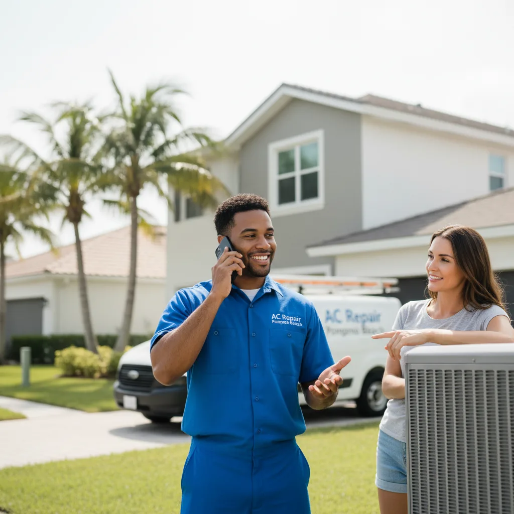 AC Repair Pompano Beach customer support in Northport